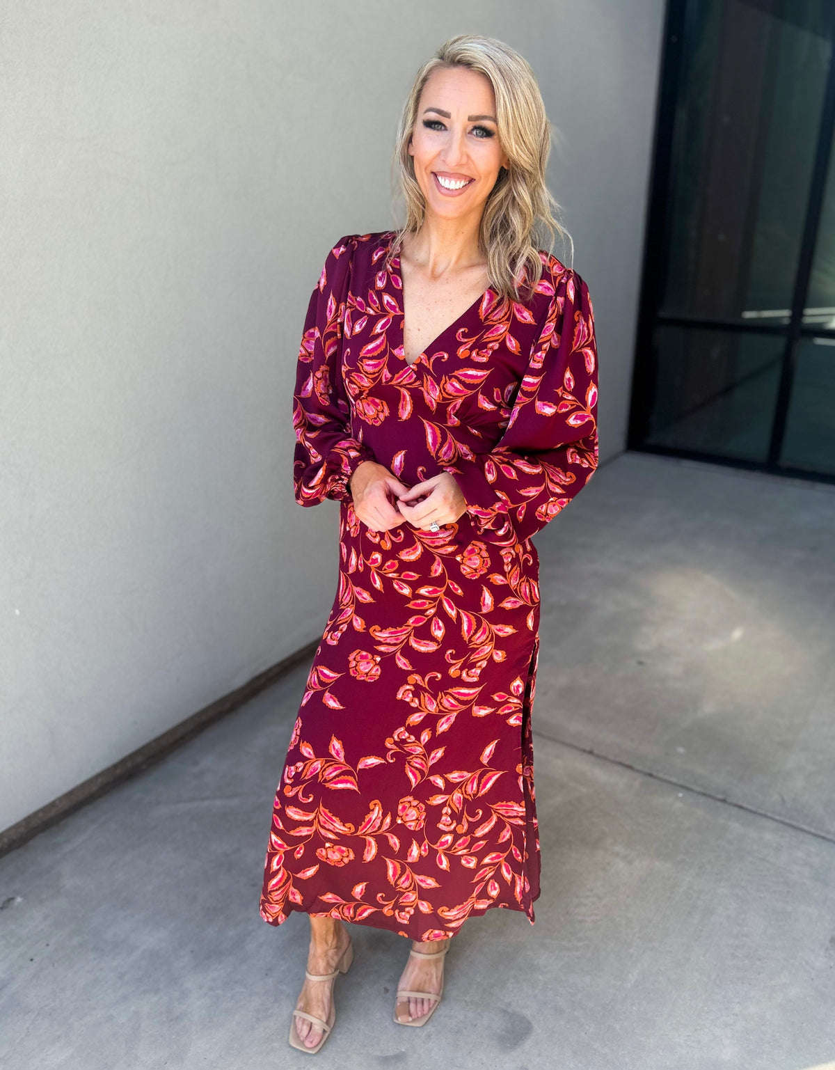 sangria satin dress Sunset Sangria Satin Maxi Dress in Olive M / Olive