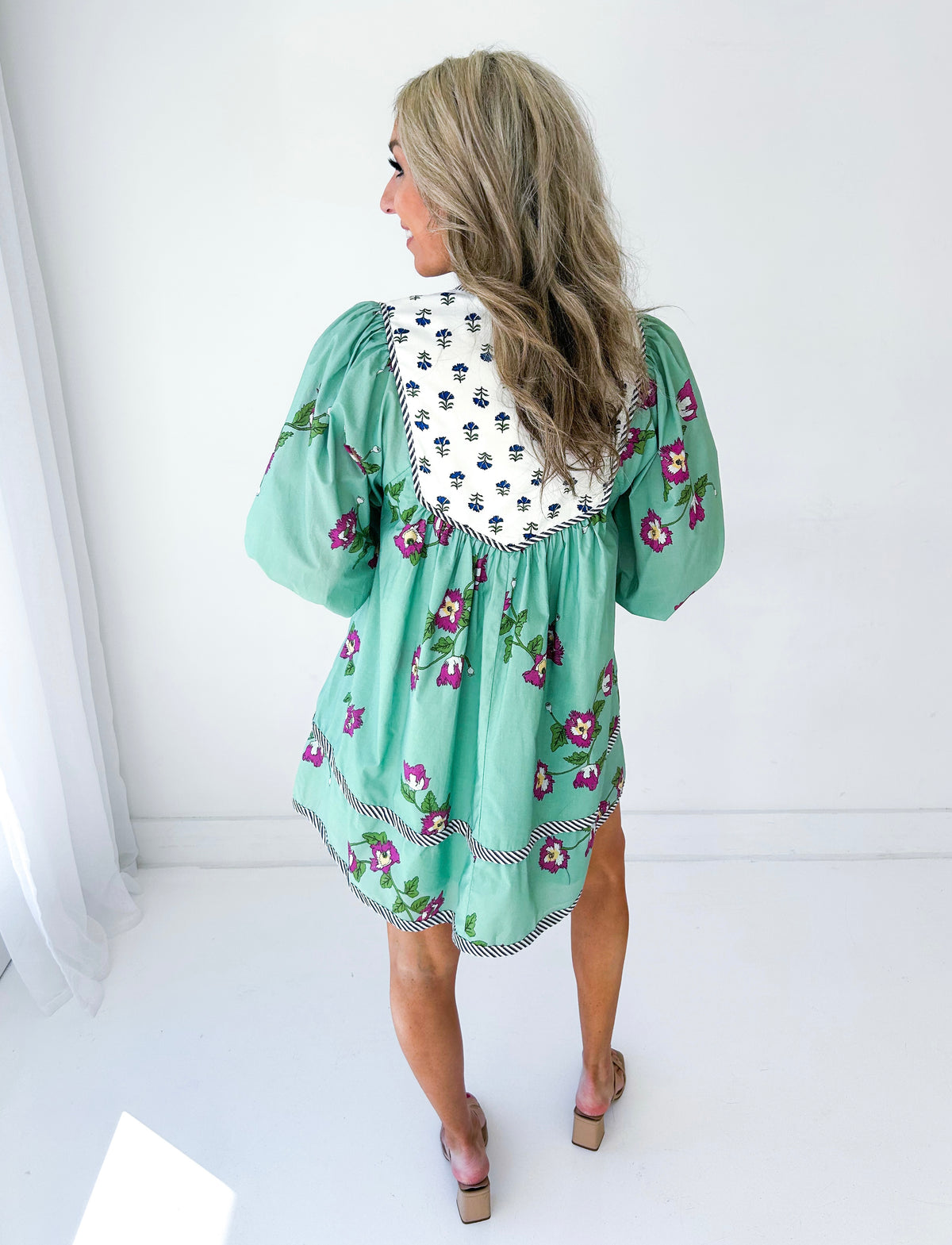 Jasmin Multi Print Floral Mini Dress