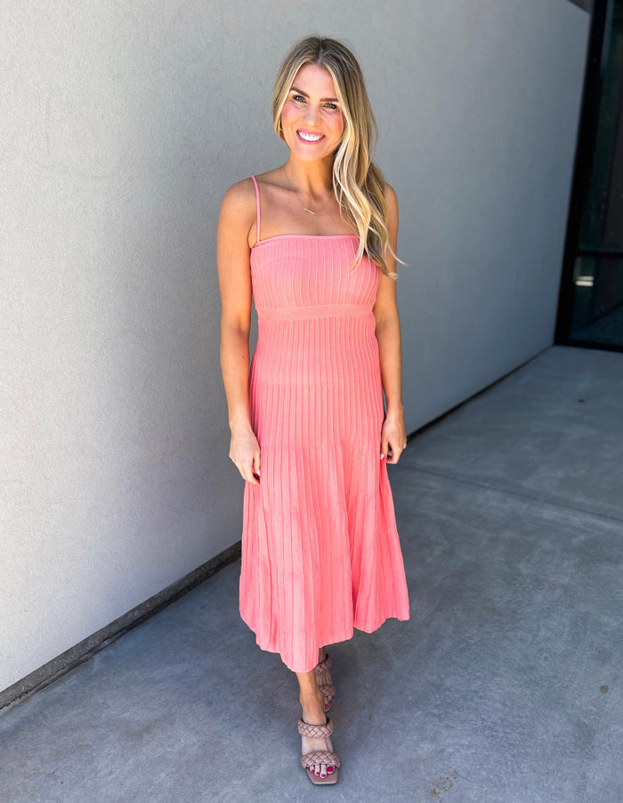 Robbie Ribbed Midi Dress