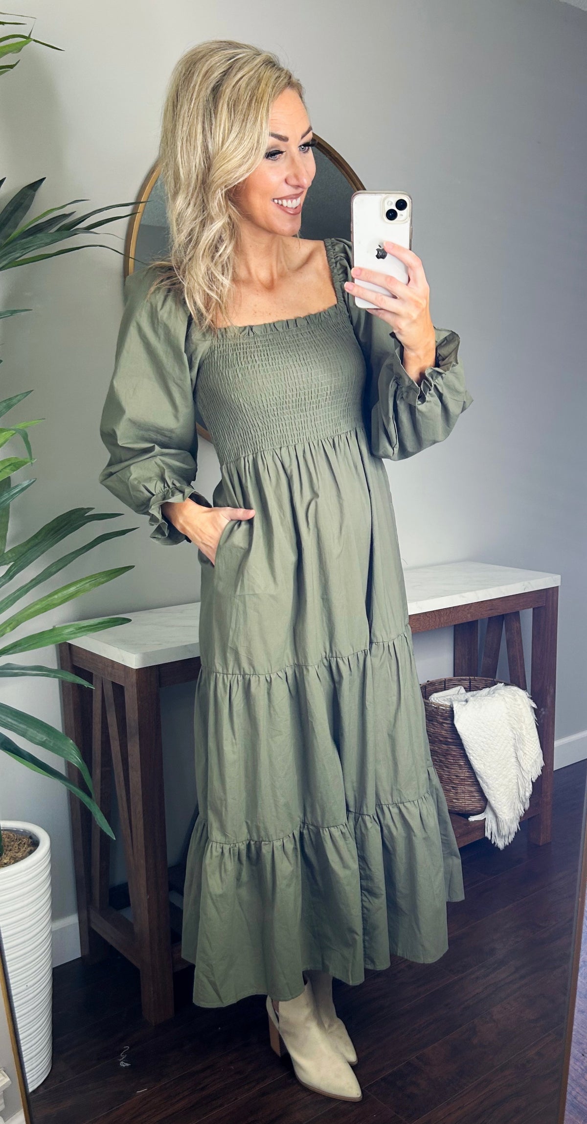 Aura Smocked Chest Maxi Dress