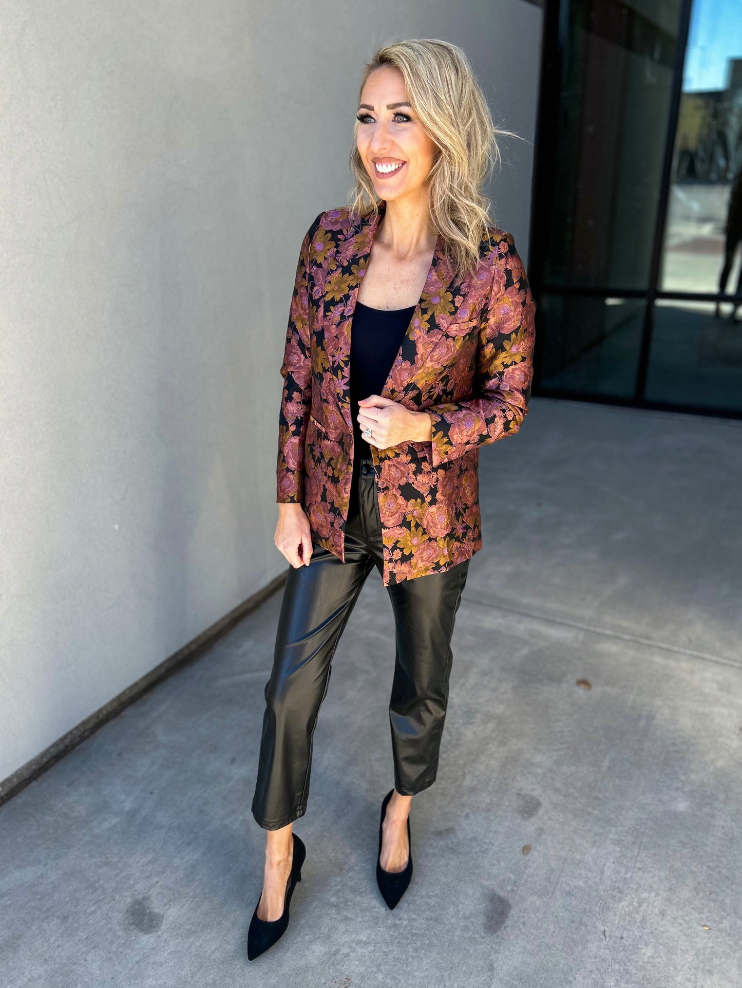 Kenzey Floral Blazer