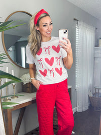 Heart Bow Tee