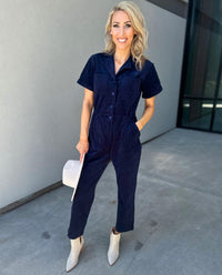 Rico Stretch Corduroy Jumpsuit