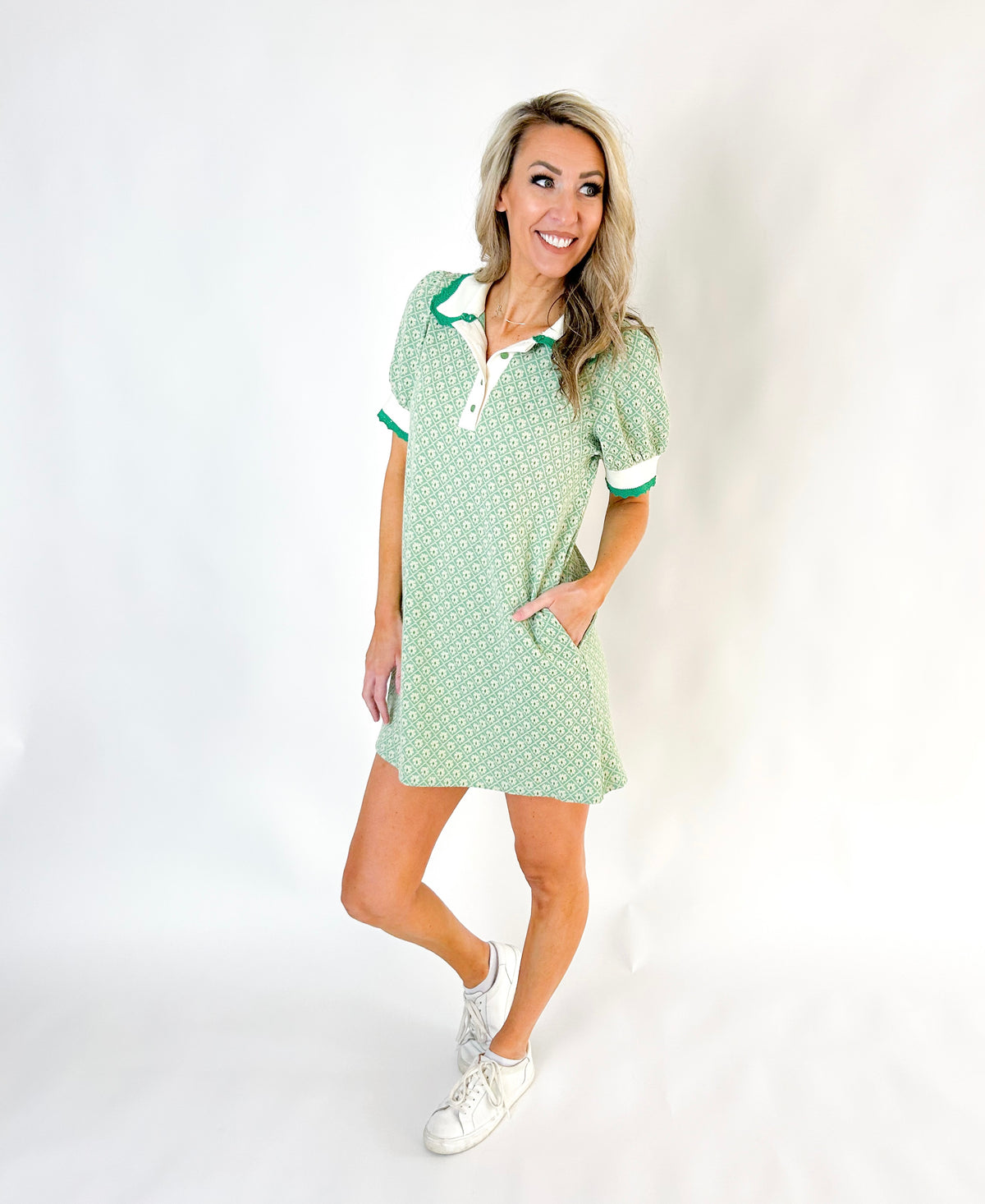 Skylar Checkered Mini Dress