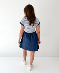 Haydyn Striped Mini Dress