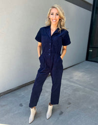 Rico Stretch Corduroy Jumpsuit