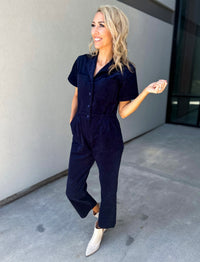 Rico Stretch Corduroy Jumpsuit