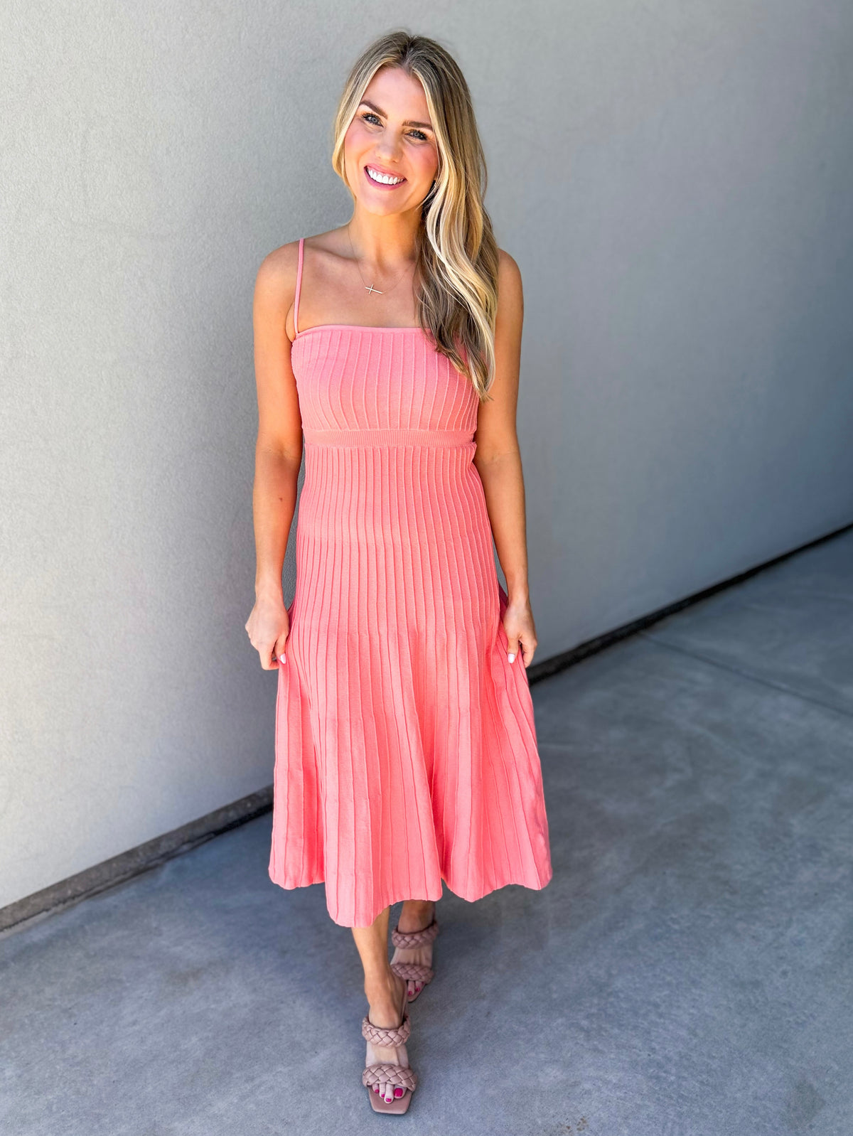 Robbie Ribbed Midi Dress