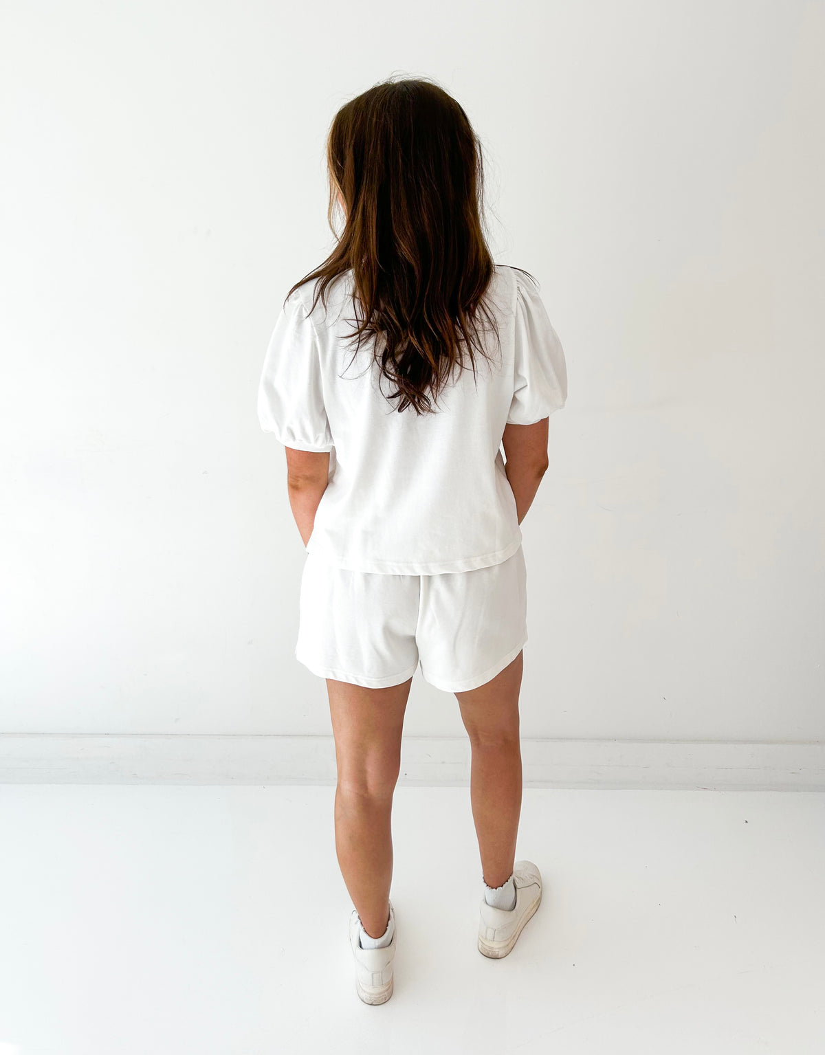 Shine Bright Sequin Star Elastic High Waisted Shorts