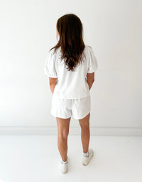Shine Bright Sequin Star Elastic High Waisted Shorts