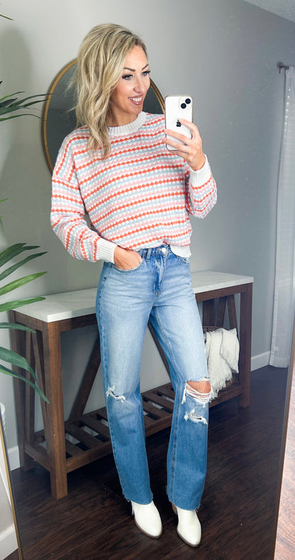In Color Striped Sweater