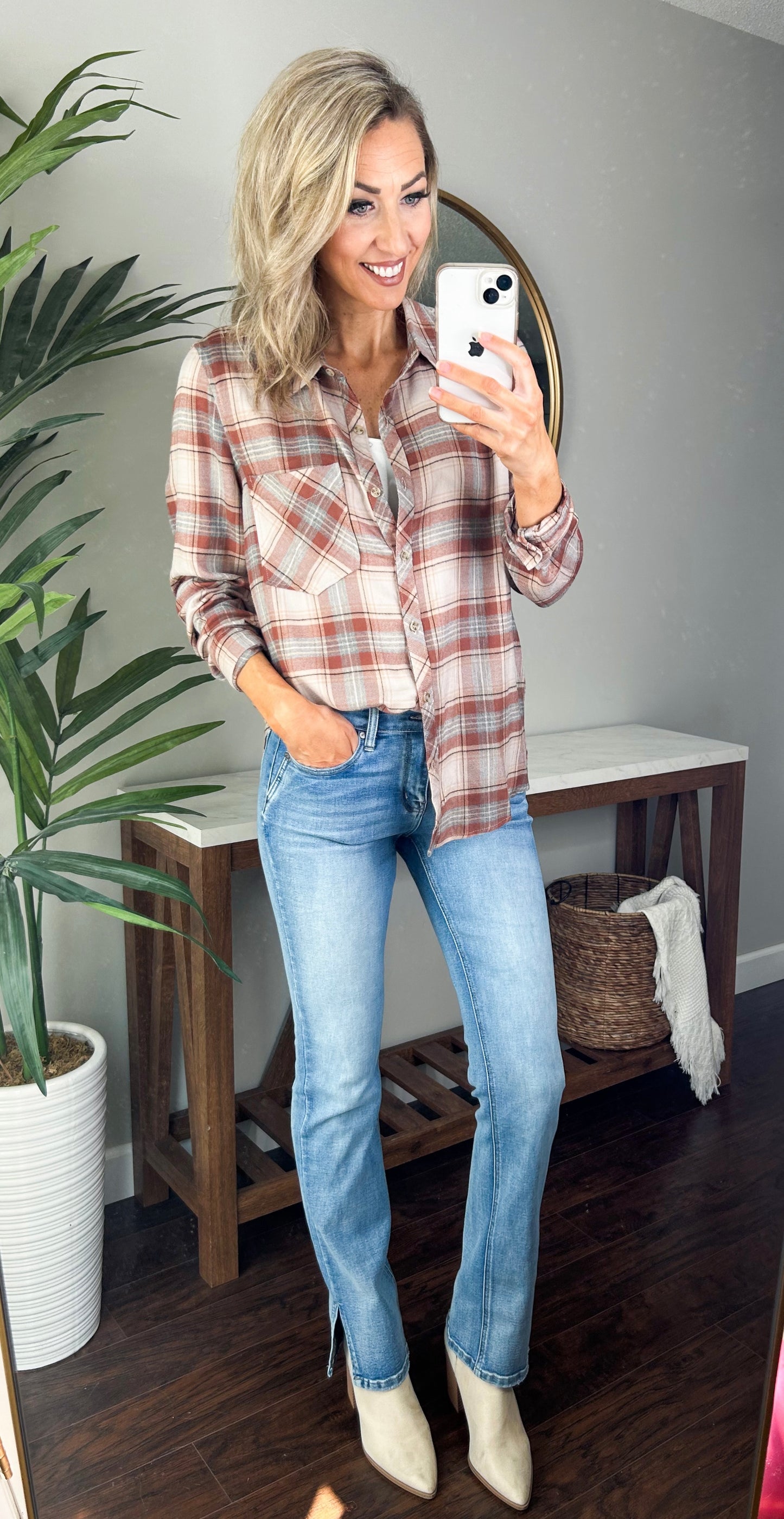 Hastings Plaid Button Up Shirt