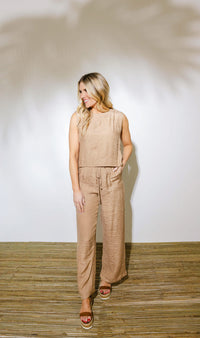 Stella Wide Leg Elastic Waist Pants