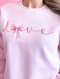 Love Bow Sweatshirt