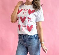 Heart Bow Tee