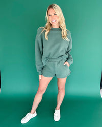 Lyndie Casual Cropped Sweatshirt