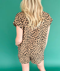 Karsyn Leopard Sleeveless Sweater Top