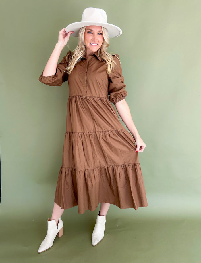 Jones Poplin Midi Dress Jones Poplin Midi Dress