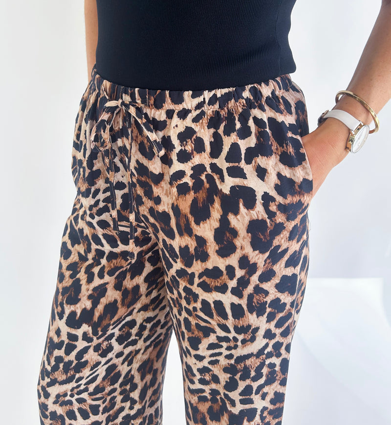 On The Prowl Leopard Wide Leg Pants