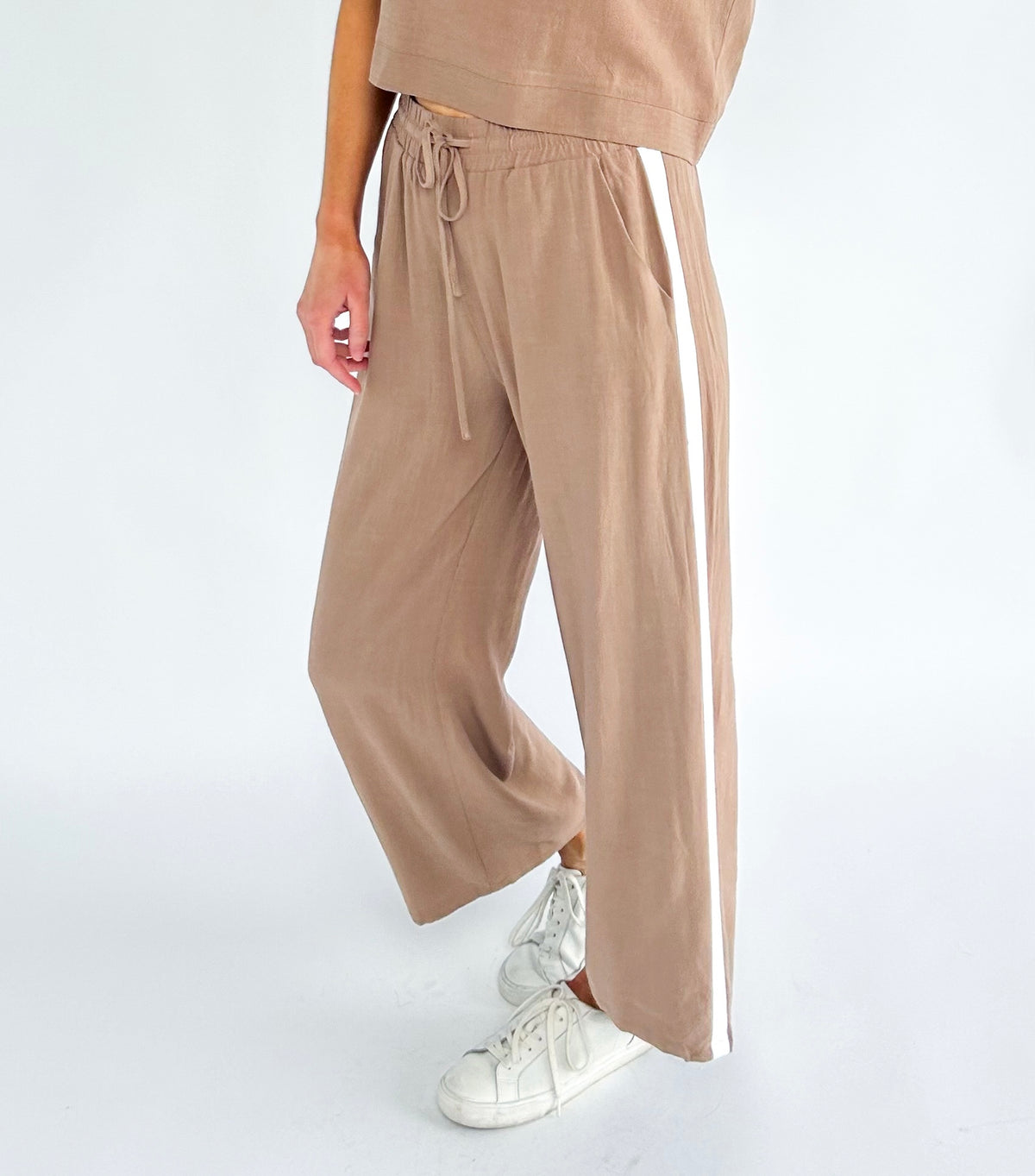 Stevie Contrast Top/Pant Set