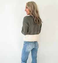 Dalton Ribbed Hem Sweater