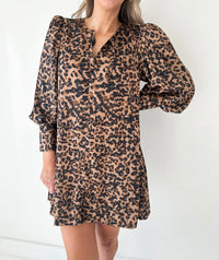 Annabelle Leopard Mini Dress