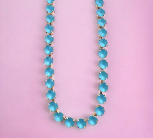 Myra Turquoise/Blue Gem Necklace