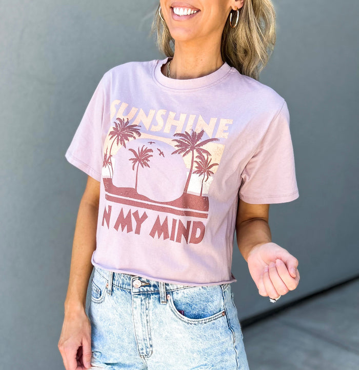 Sunshine on My Mind Cropped Tee