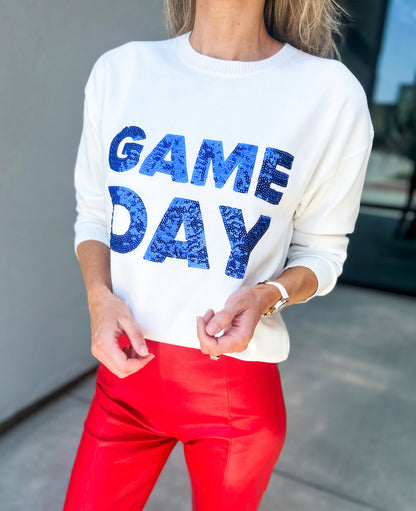 Sequin GAME DAY Sweater