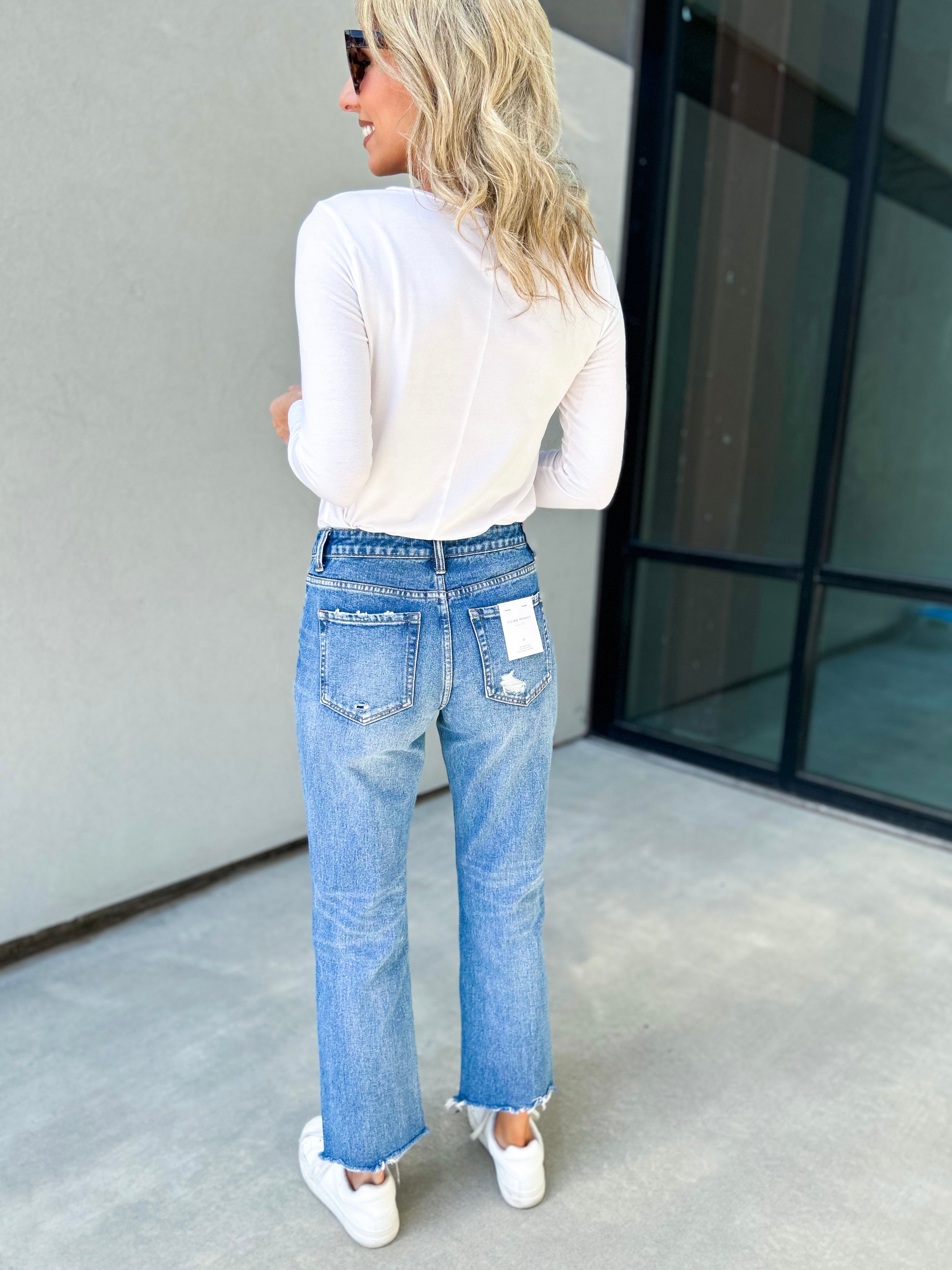 Lee mid rise on sale straight leg jeans