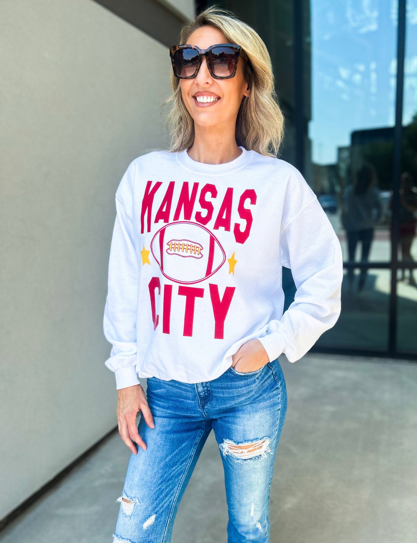 Kansas City Sweatshirt (White)