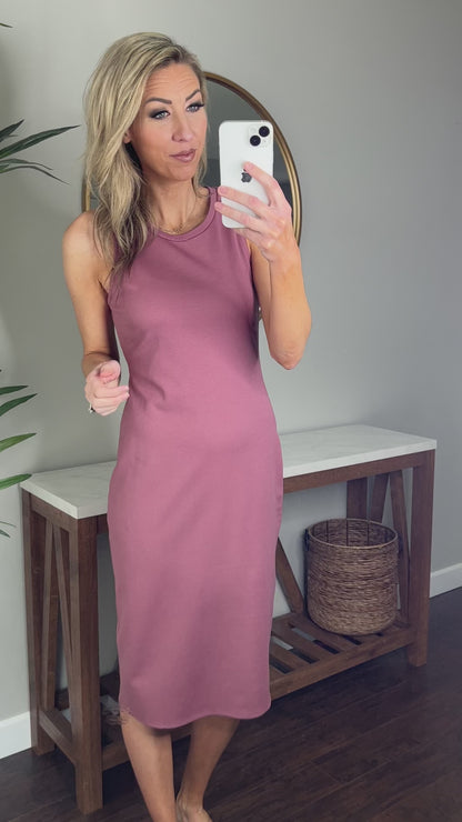 Dara Back Cut Out Midi Dress