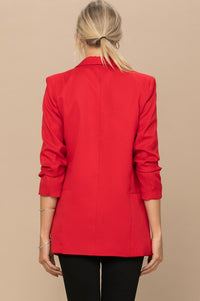 Bonny Boyfriend Blazer (Red)