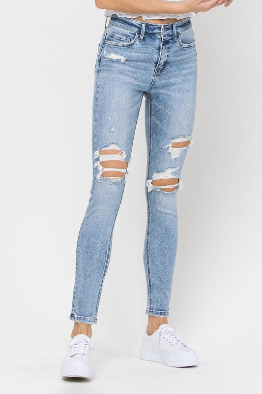 VERVET Haylie Distressed Denim Jeans