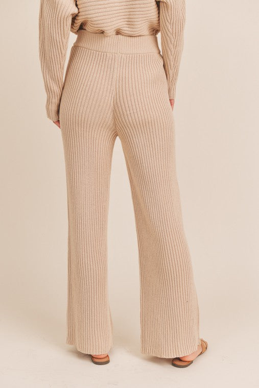 Samantha Ribbed High Waist Pant