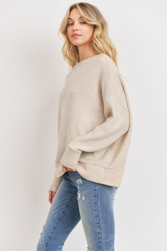 Remi Brushed Knit Sweatshirt