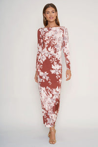 Woodruff Floral Cinch Back Maxi Dress