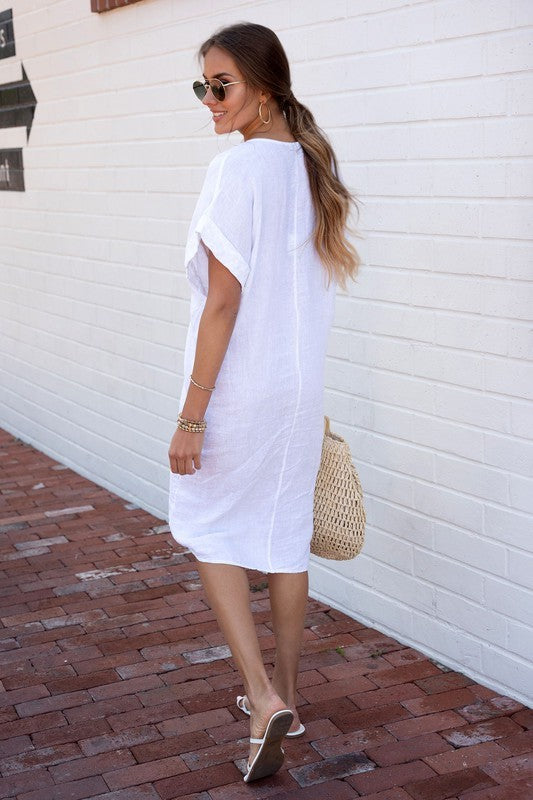 Front Twist Cover Up Dress