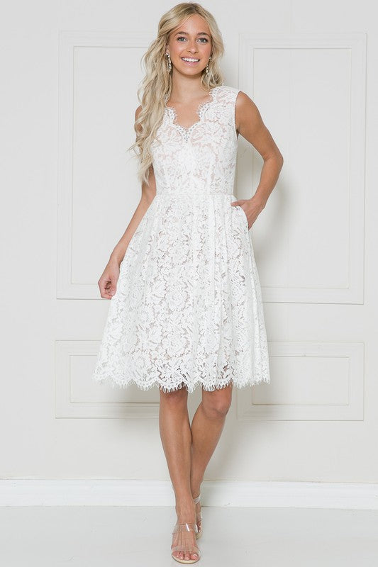 Endless Love Lace Midi Dress