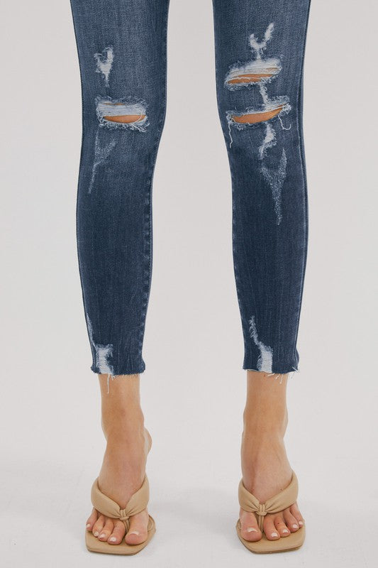 KANCAN Kalen High Rise Distressed Skinny Jeans