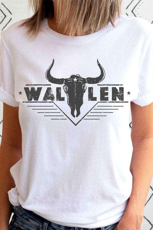 Wallen Longhorn Tee (White)