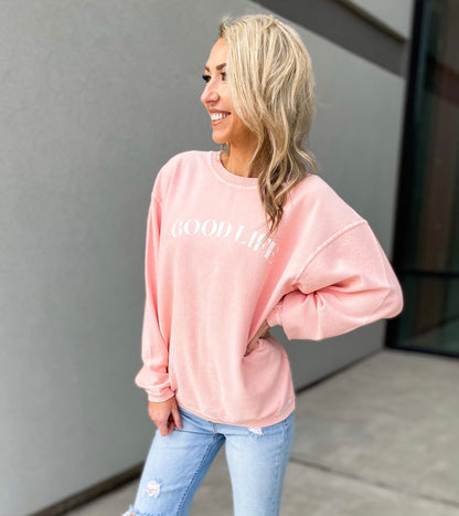 Good Life Ribbed Sweatshirt