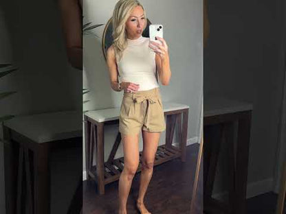 Phoebe Paper Bag Tie Shorts
