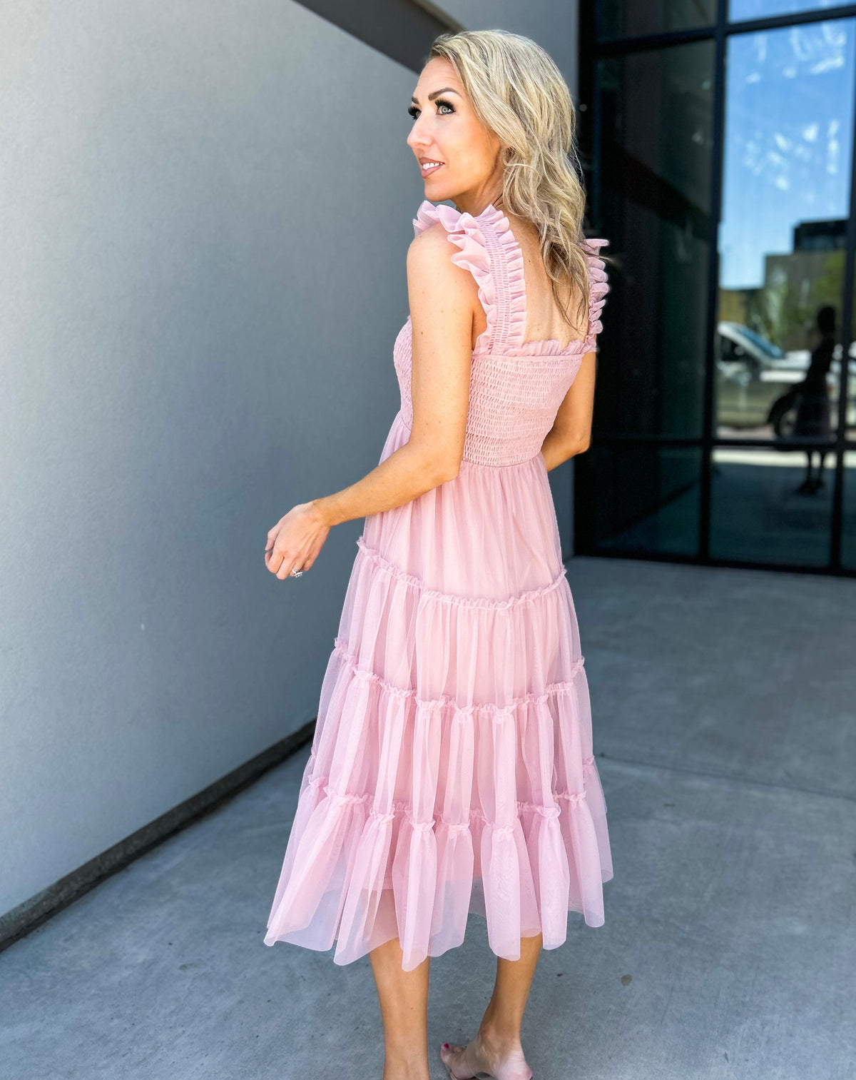 Heart Throb Tulle Midi Dress