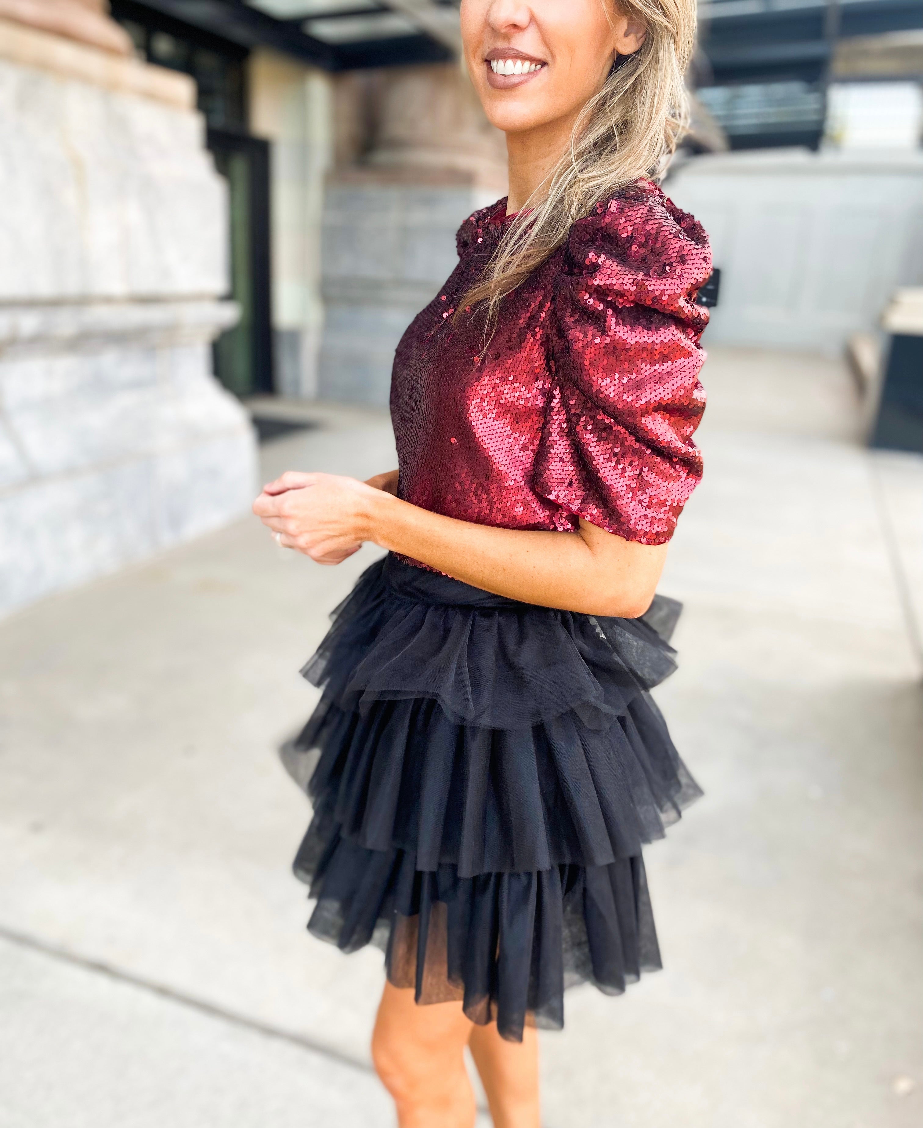 Layered tulle 2024 skirt qvc