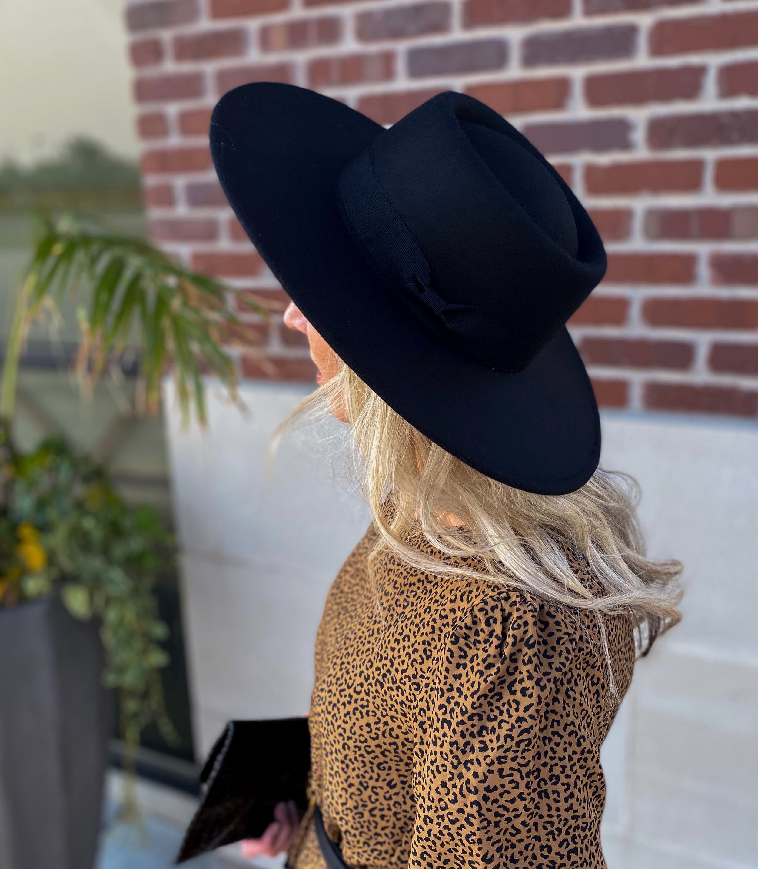 Brooks Wide Brim Hat (Black) – Nova Lee Boutique