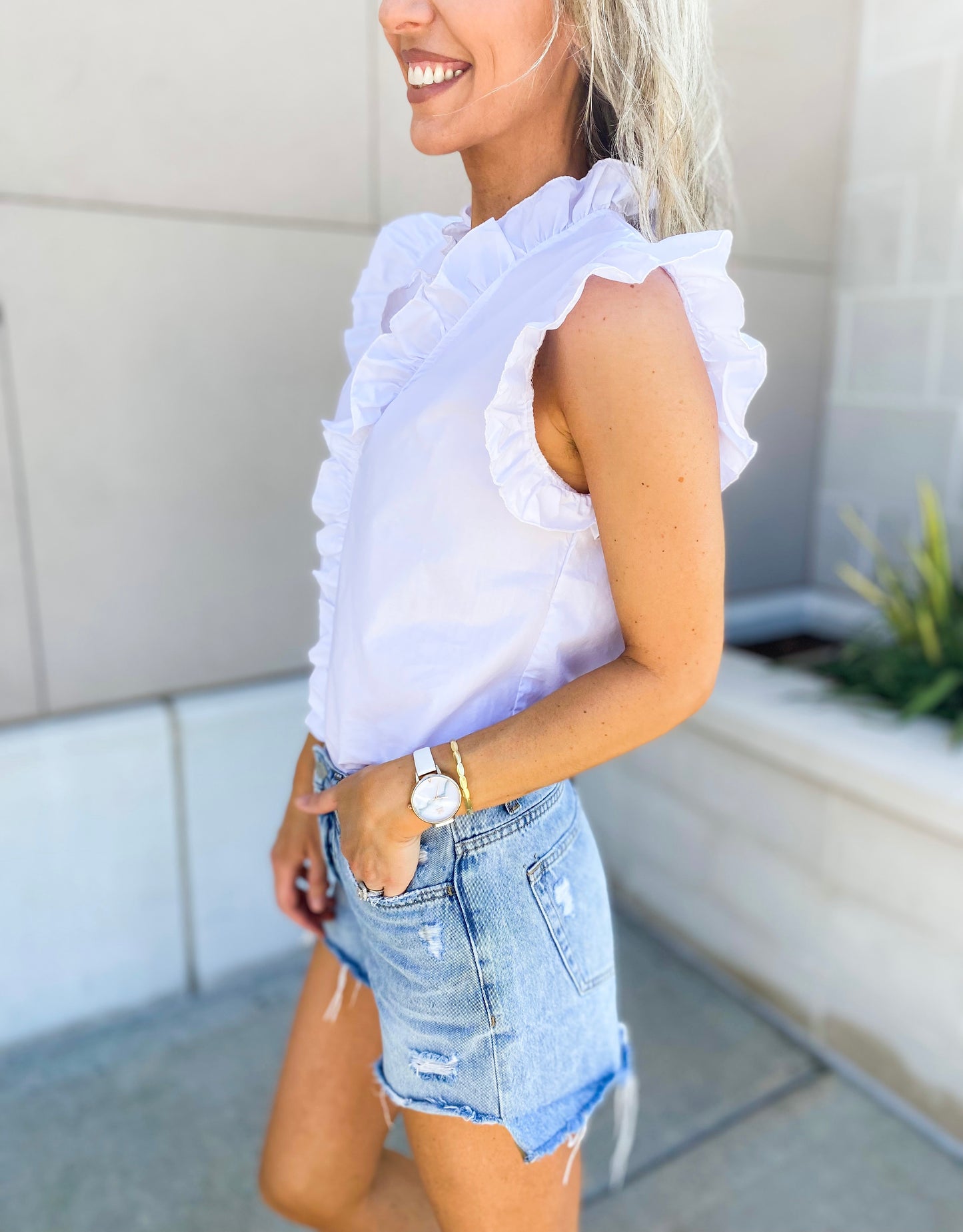 Mirabelle Ruffle Top