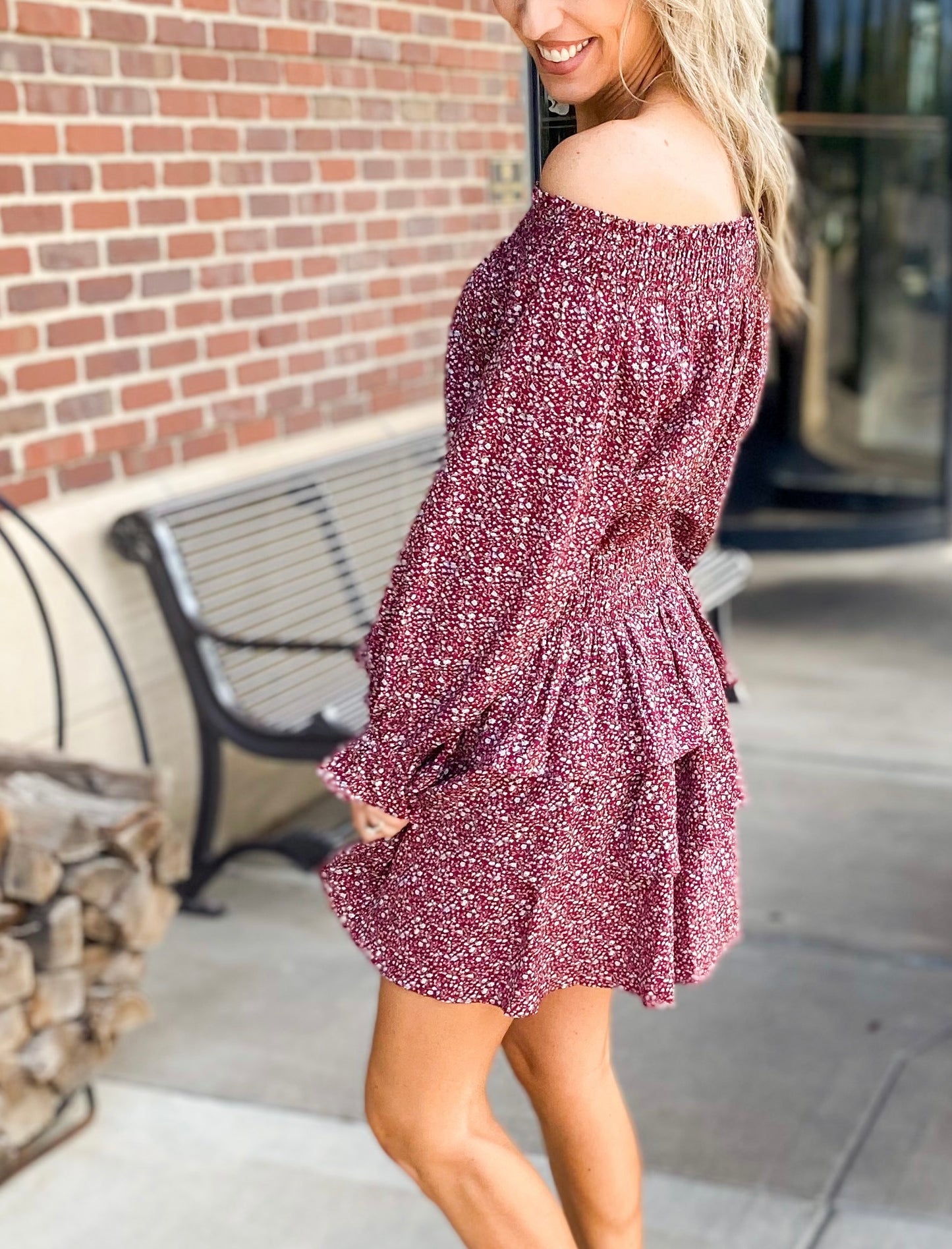 Rowan Off the shoulder Dress