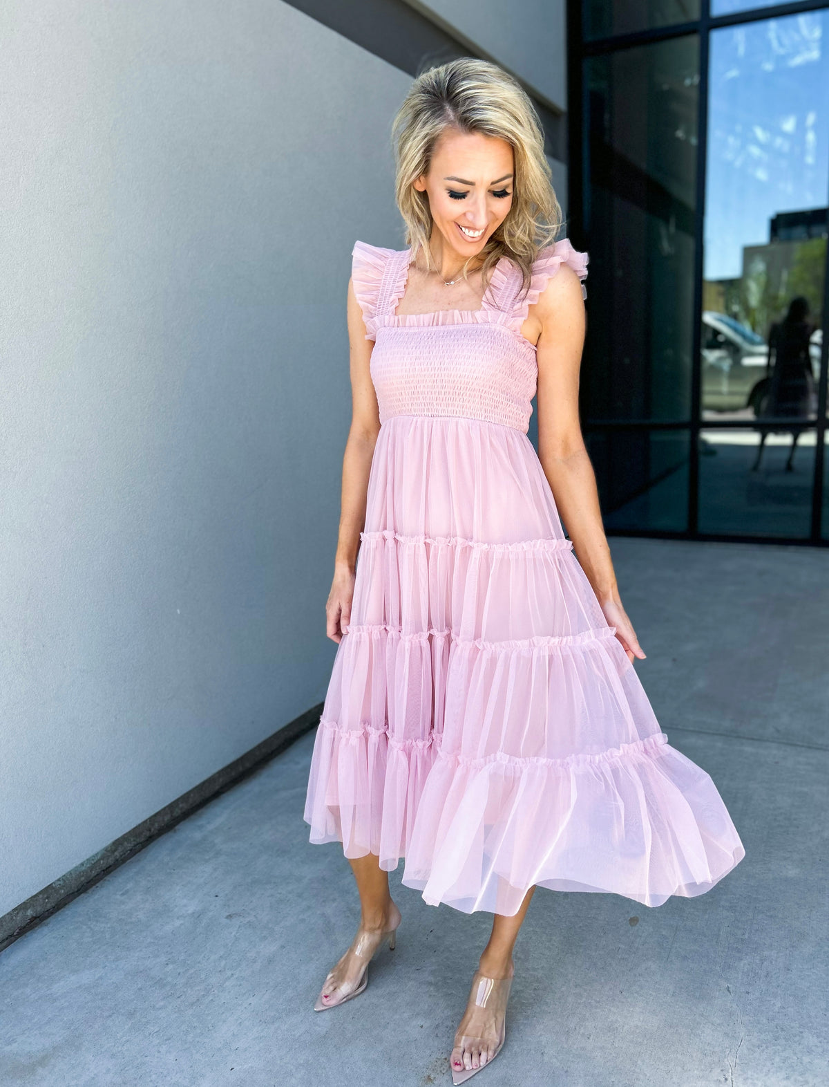 Heart Throb Tulle Midi Dress