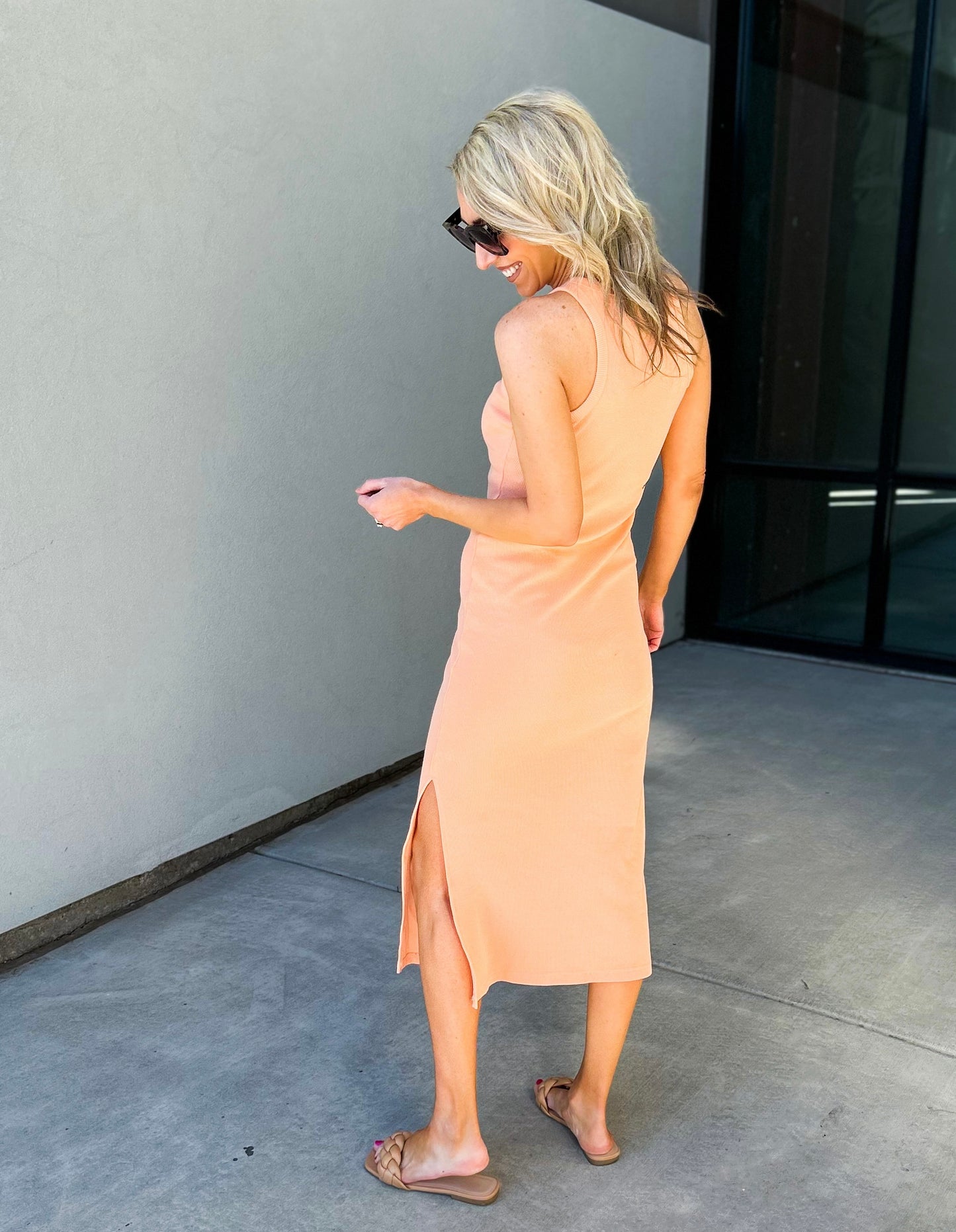 Zola Ribbed Midi Dress